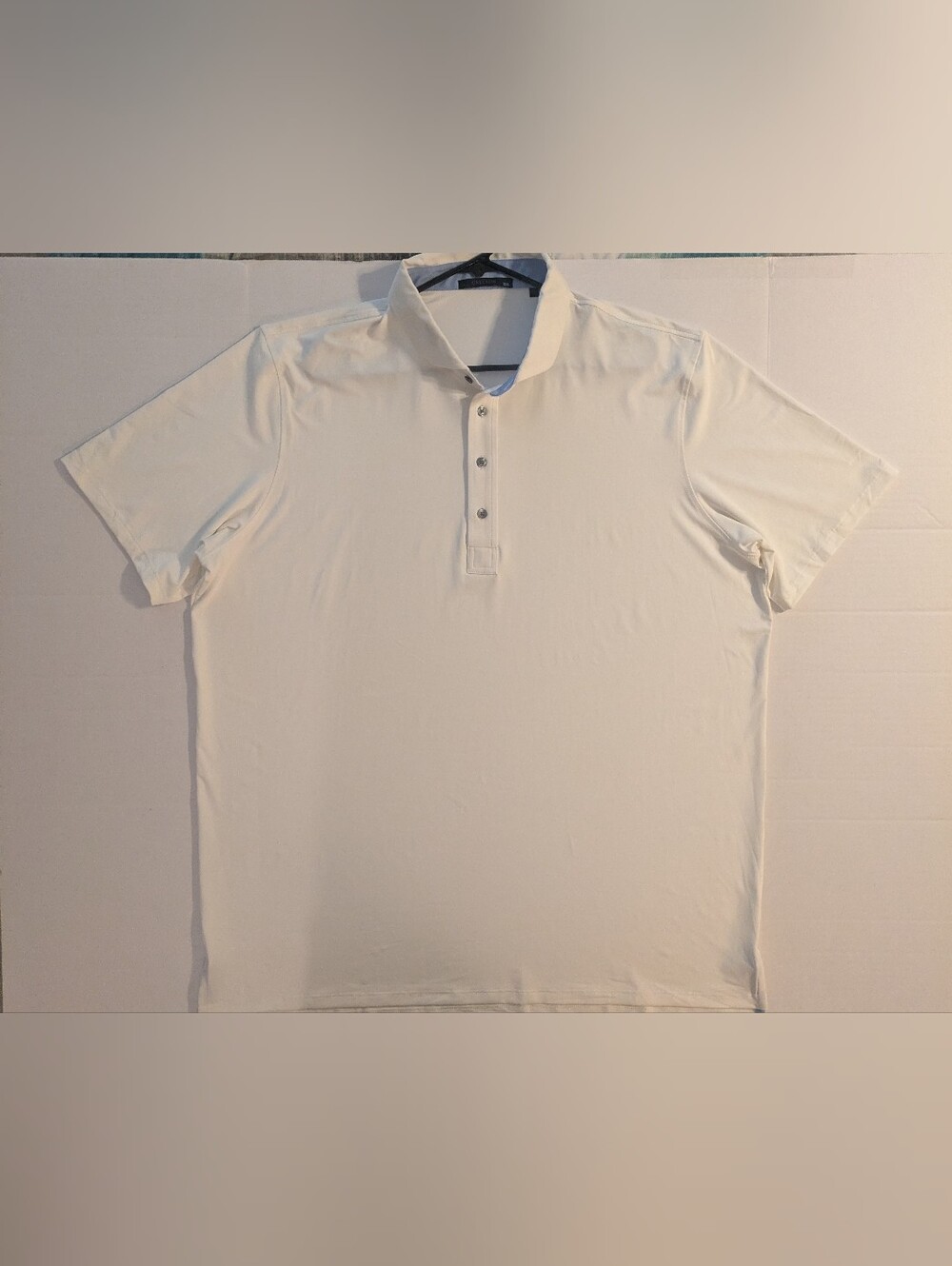 Greyson Men's White Short-Sleeve Polo w/ Button Placket- XXL (NWOT)